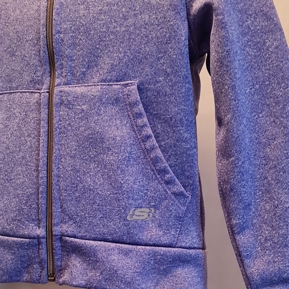 Skechers Kids Purple Jacket, Unisex, EUC, winter wear, lightweight, 3T - Picture 4 of 7